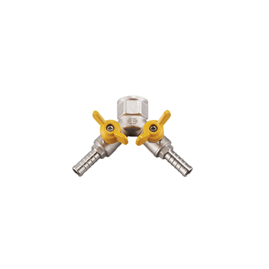 502 Y type Brass gas valve