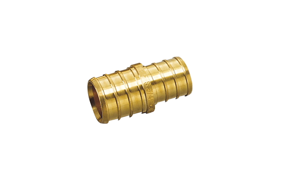LF brass crimp reducing coupling