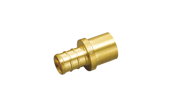 LF brass crimp male sweat adapter