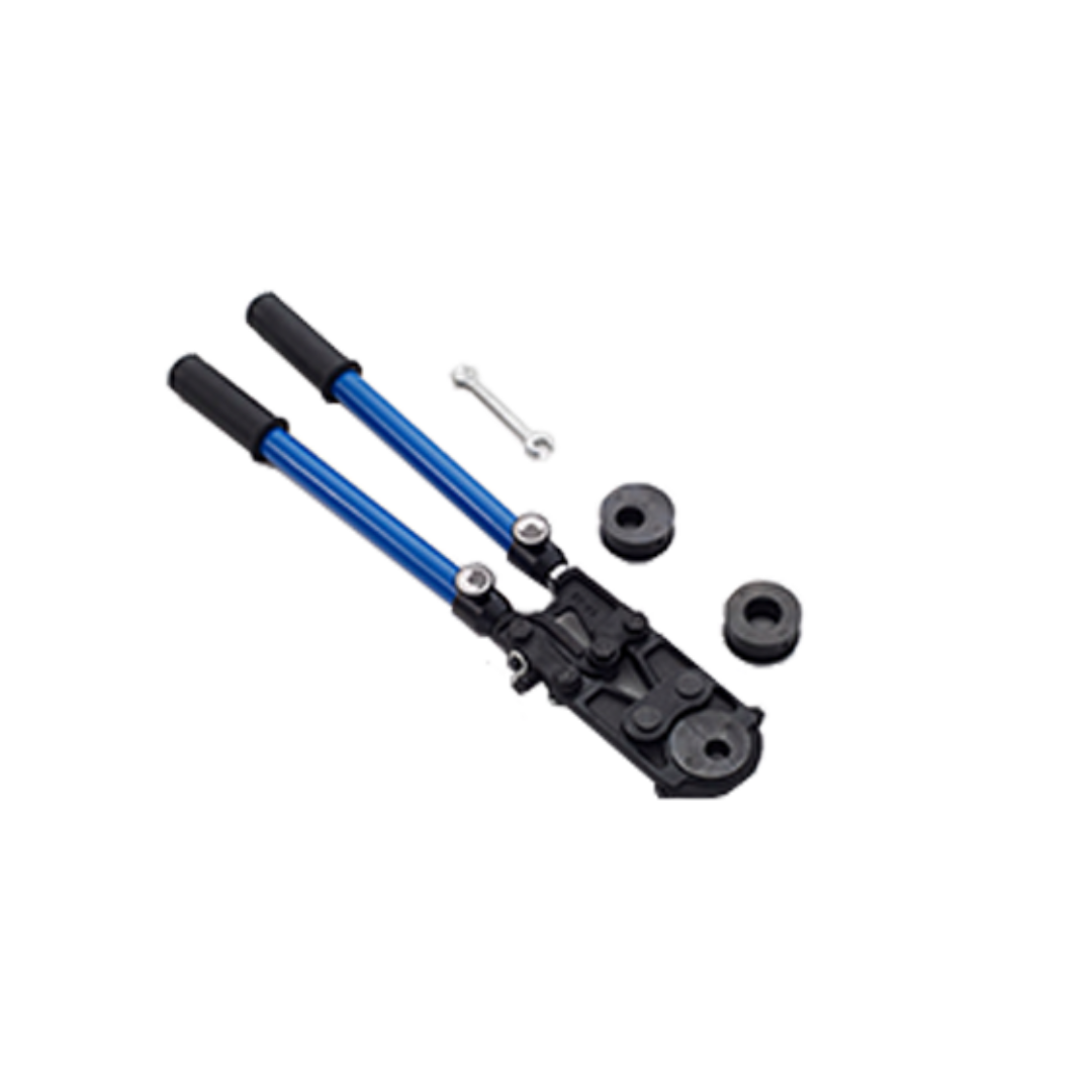 Manual pressing clamp and jaw