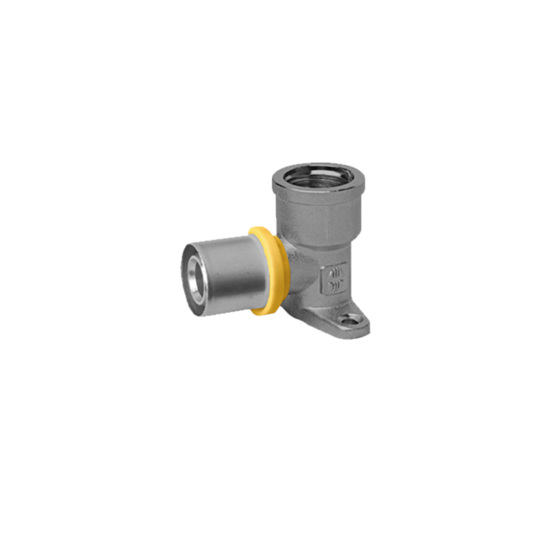 Wall-plated female Elbow