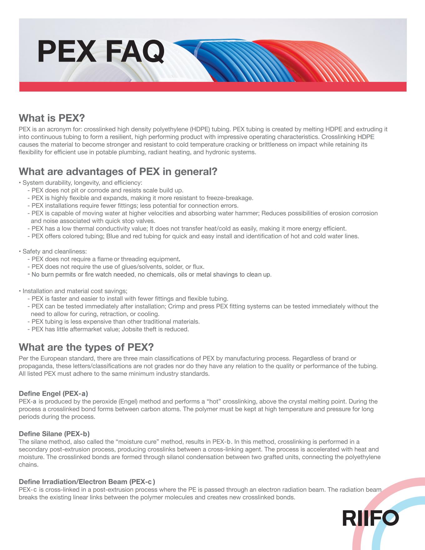 PEX-FAQ