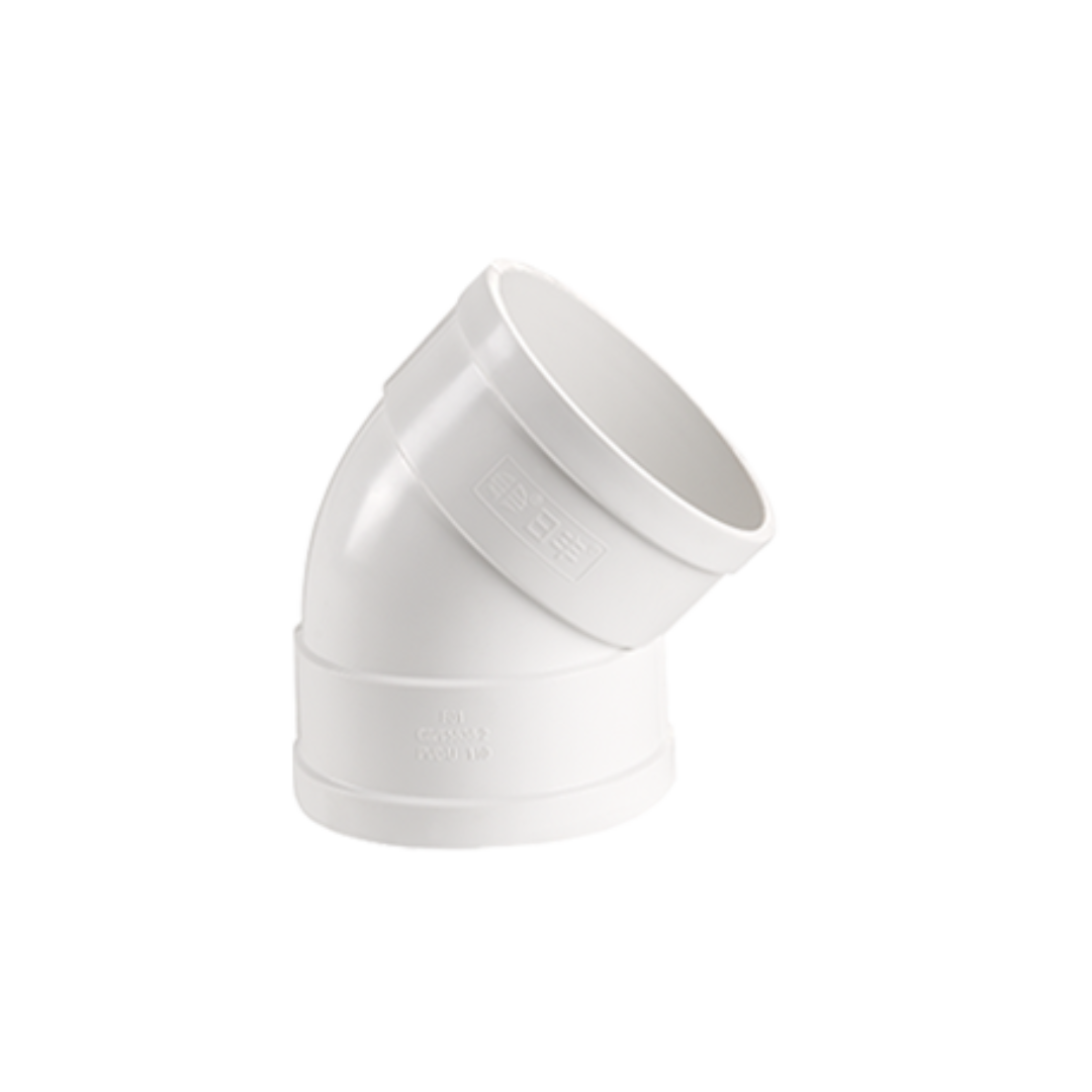 Chếch 45° u.PVC Riifo