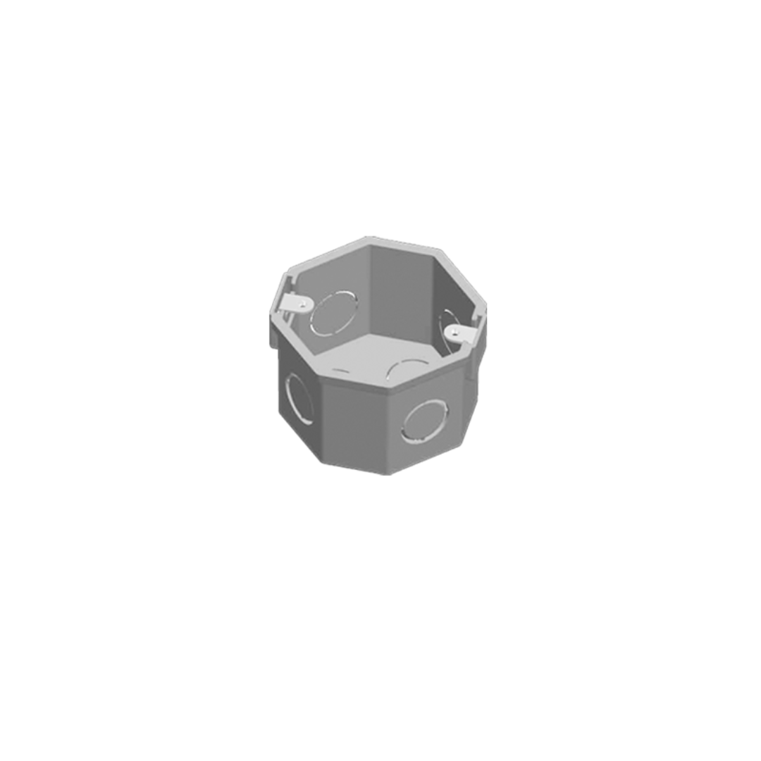 Concealed octagonal box
