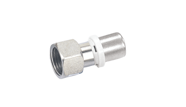 Demountable female straight coupling